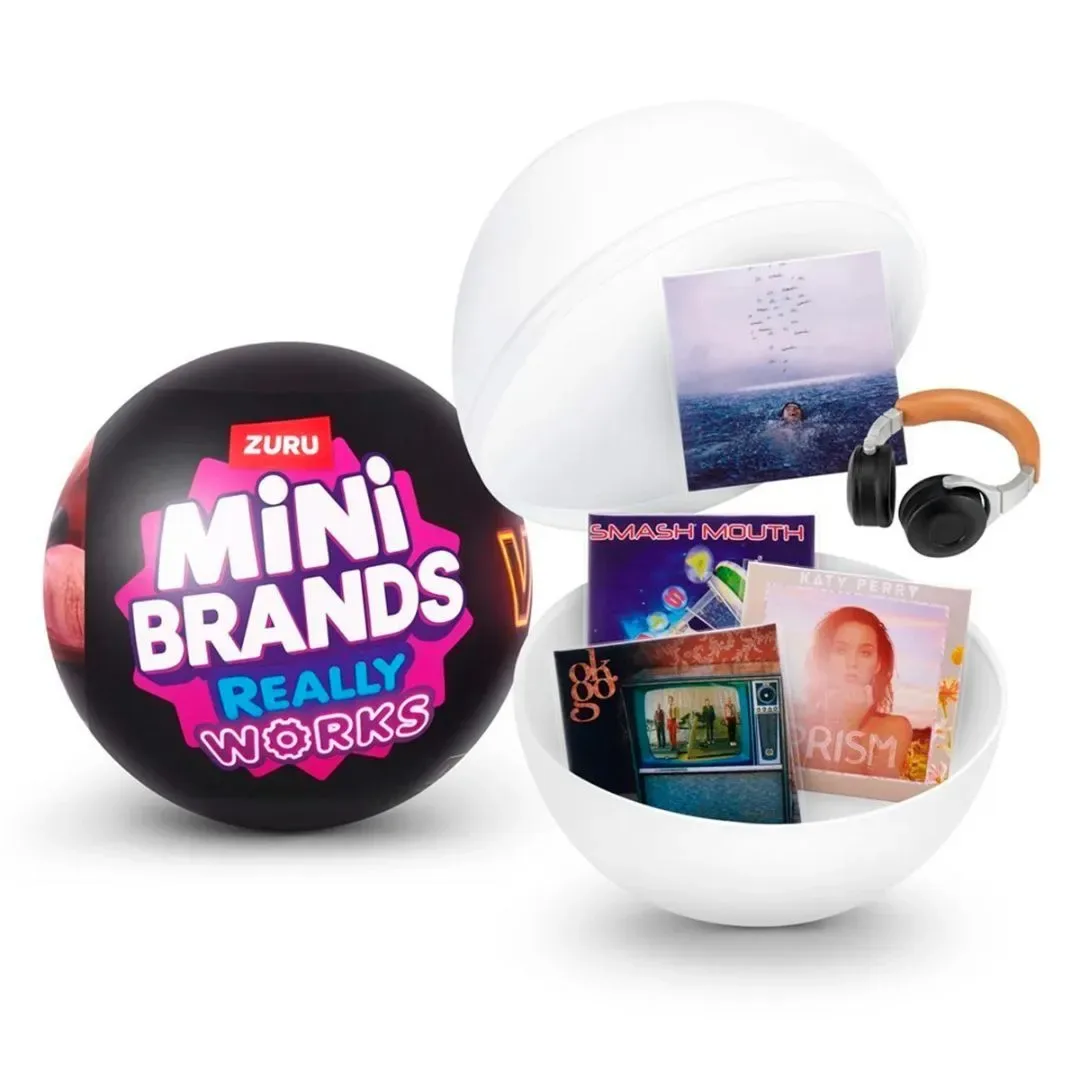Mini Brands Cápsula Sorpresa Disco de Vinilo Surtido6