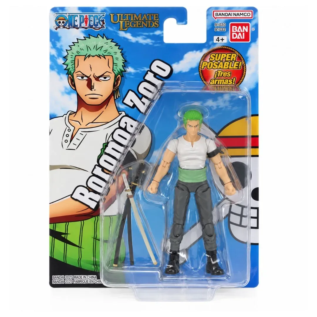 Figura de Acción Bandai Roronoa Zoro One Piece 12 cm5