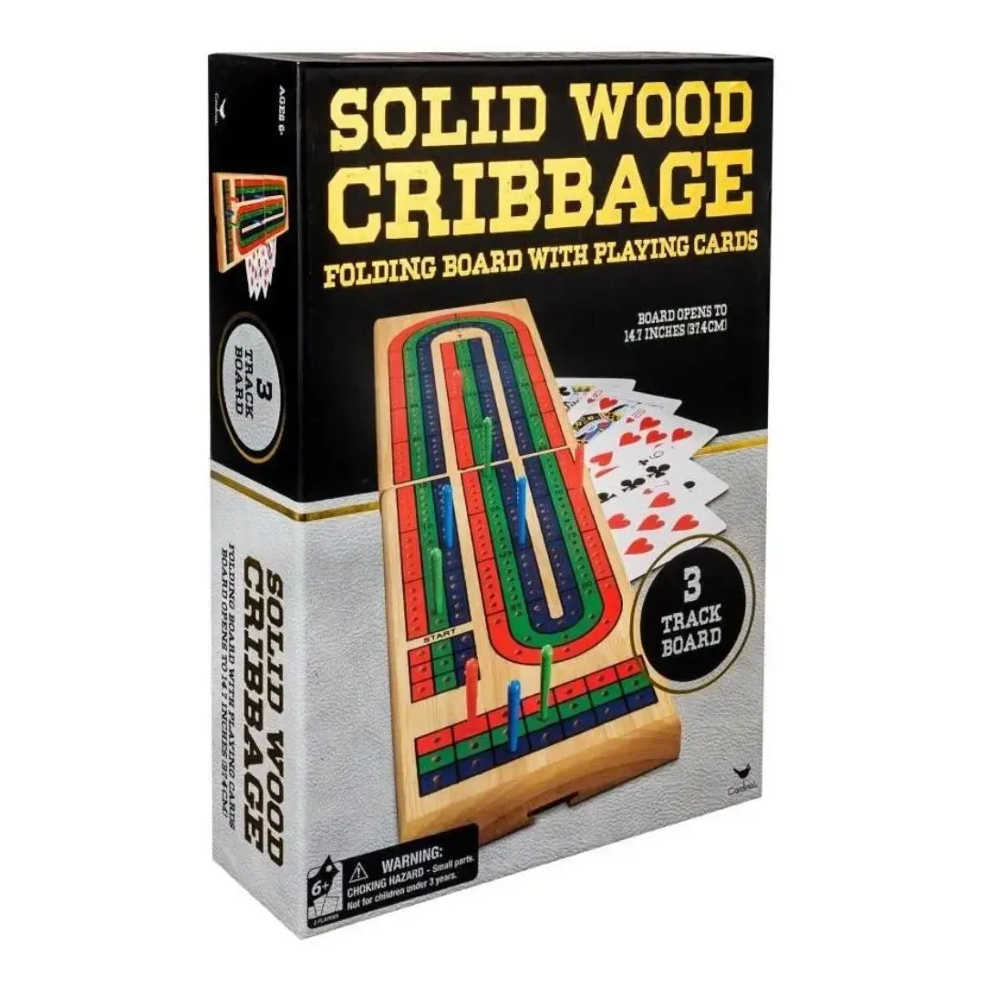 Juego de Mesa Cribbage de Madera Plegable para 3 Jugadores4