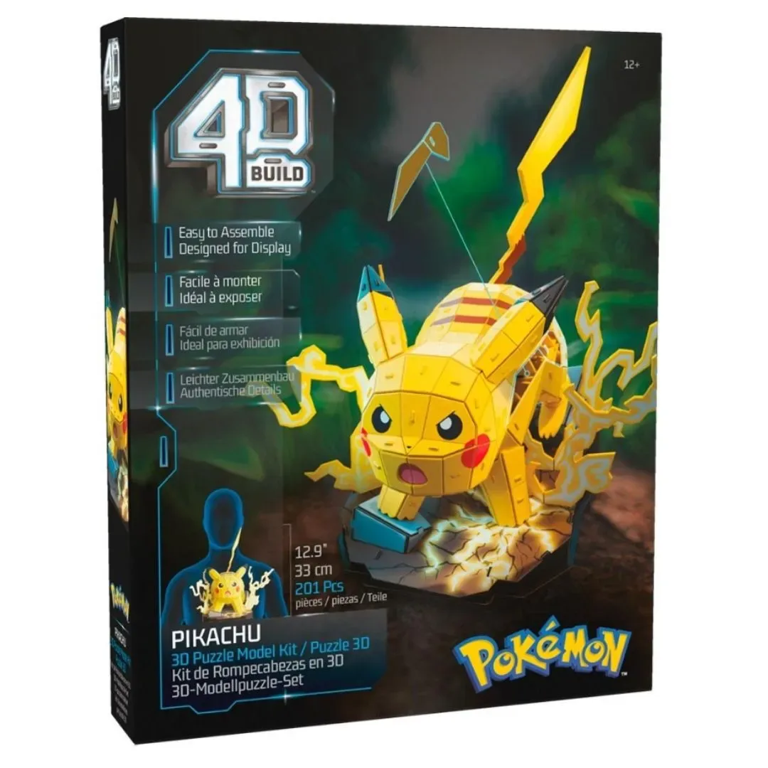 Rompecabezas 4D Build Pokémon Pikachu 201 pzas6