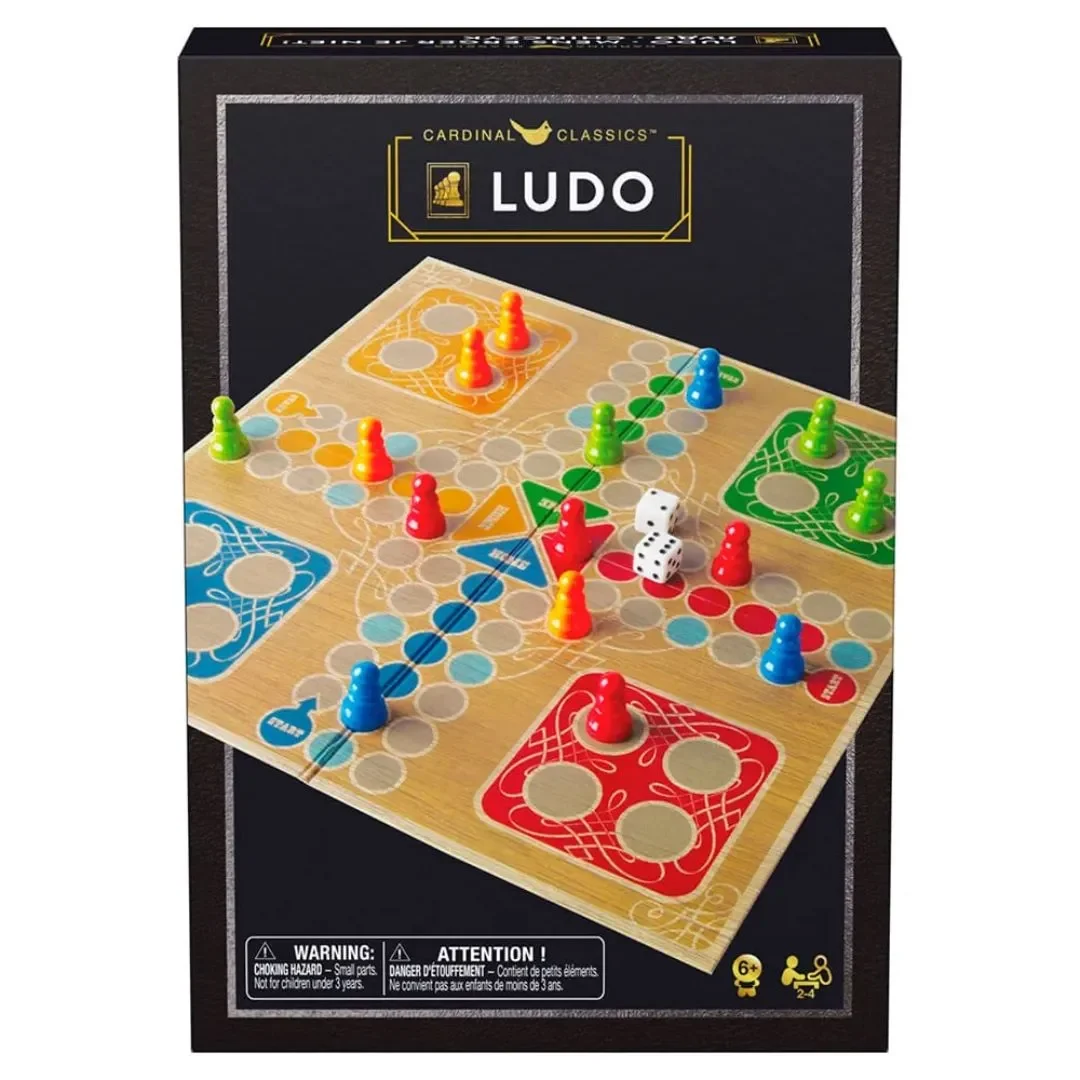 Juego de Mesa Ludo Cardinal Classics de Madera Multicolor5