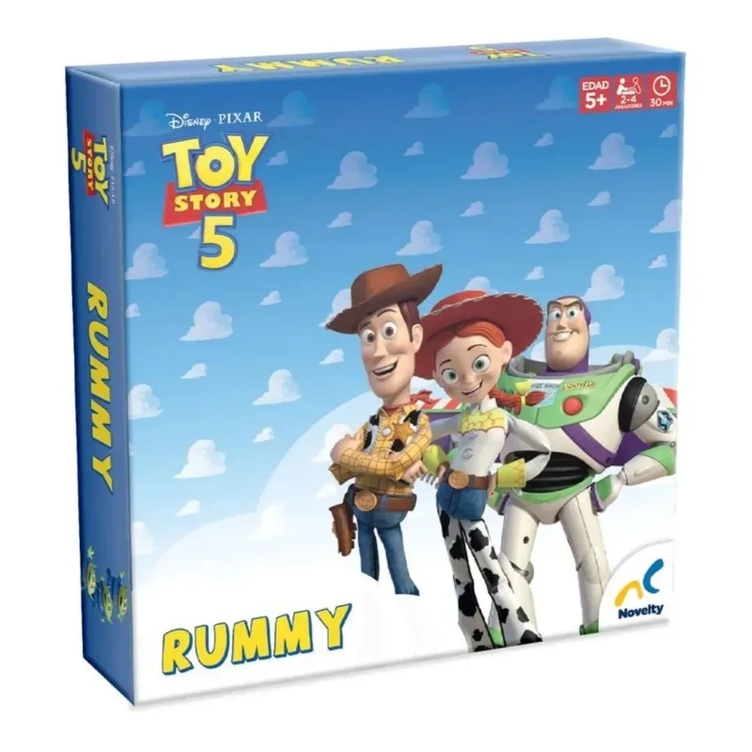 Juego de Mesa Rummy Toy Story 5 Disney Pixar Novelty1