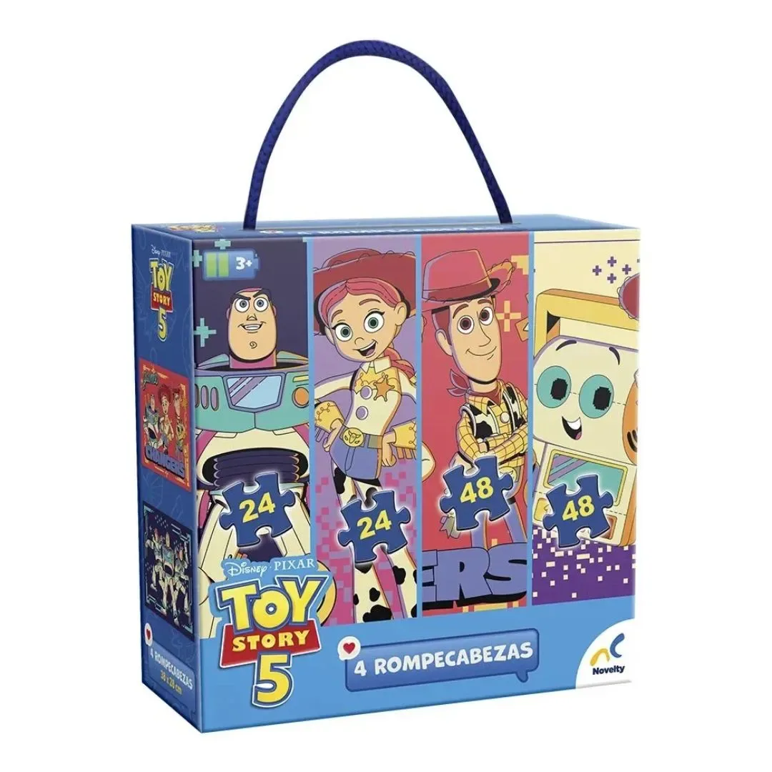 Rompecabezas Toy Story 5: 4 en 1, 24 y 48 Piezas1