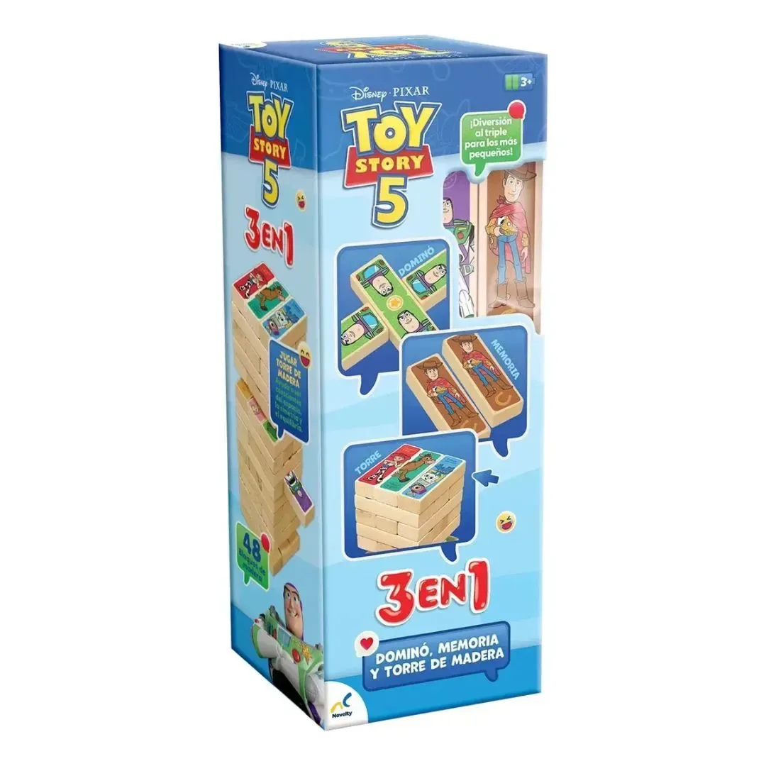 Juego de Mesa Toy Story 5 Torre de Madera 3 en 11