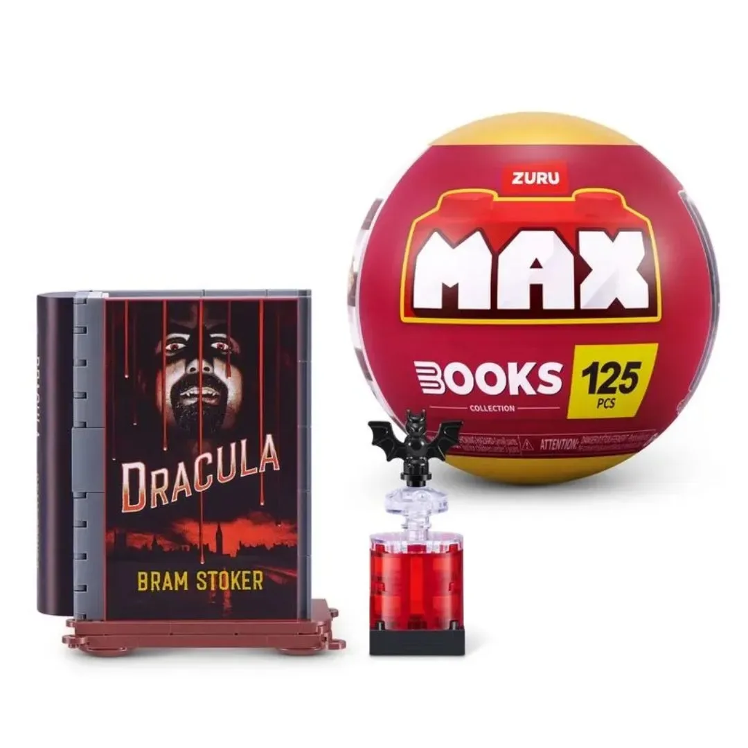 Cápsula Zuru MAX Books Dracula 125 Piezas2