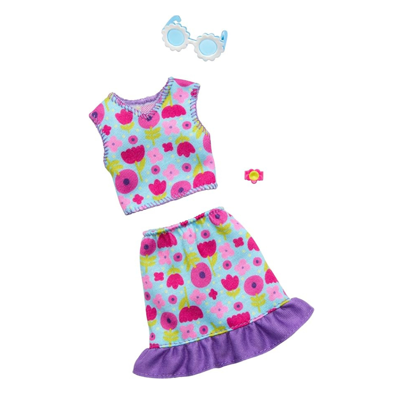 Barbie Fashion Pack - Looks Floral Top And Shirt1