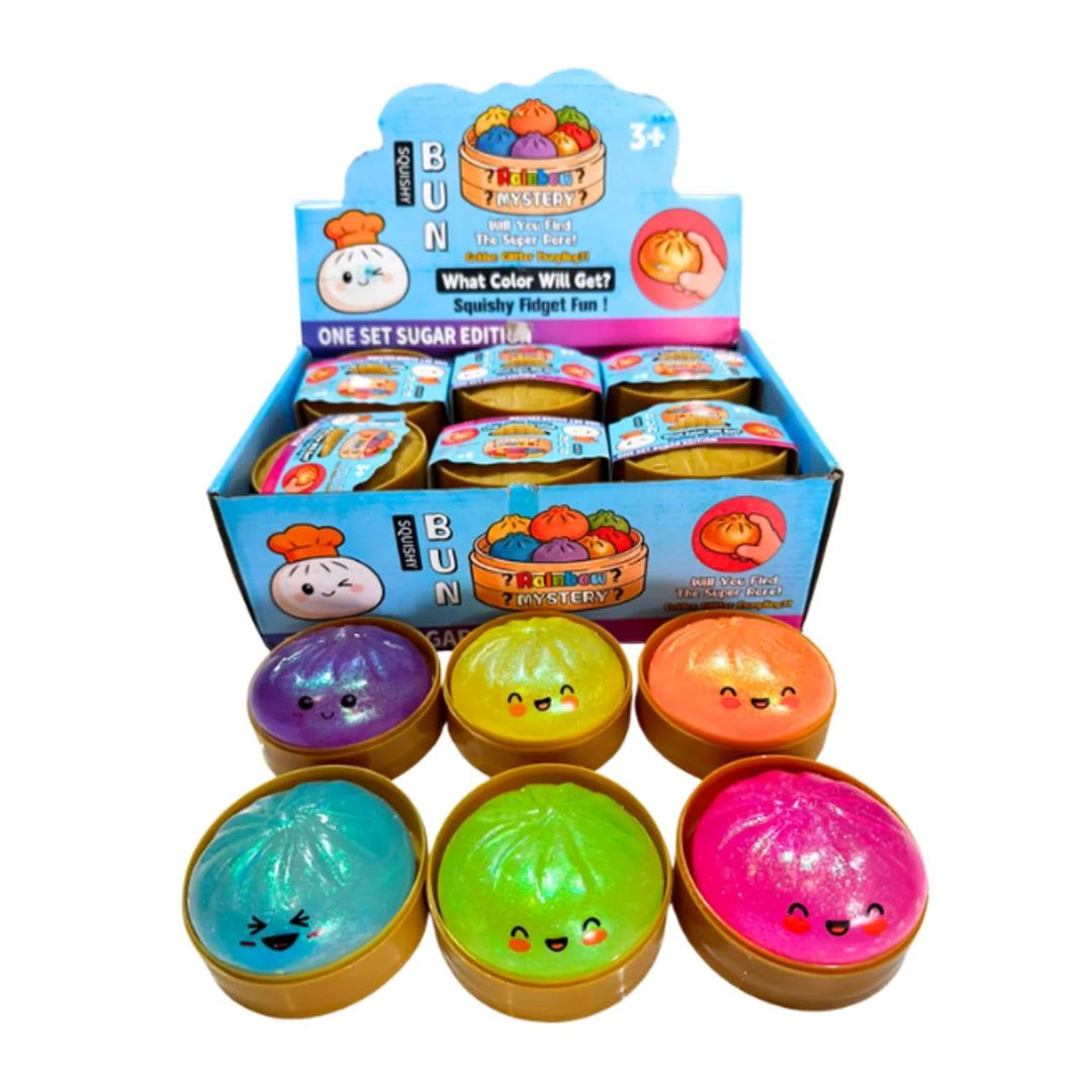 Dumpling Fosforescente Squishy Antiestrés Coleccionable Surtido1