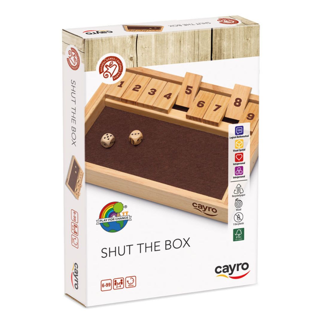 Juego de Mesa Shut de Box de Madera - Cayro1