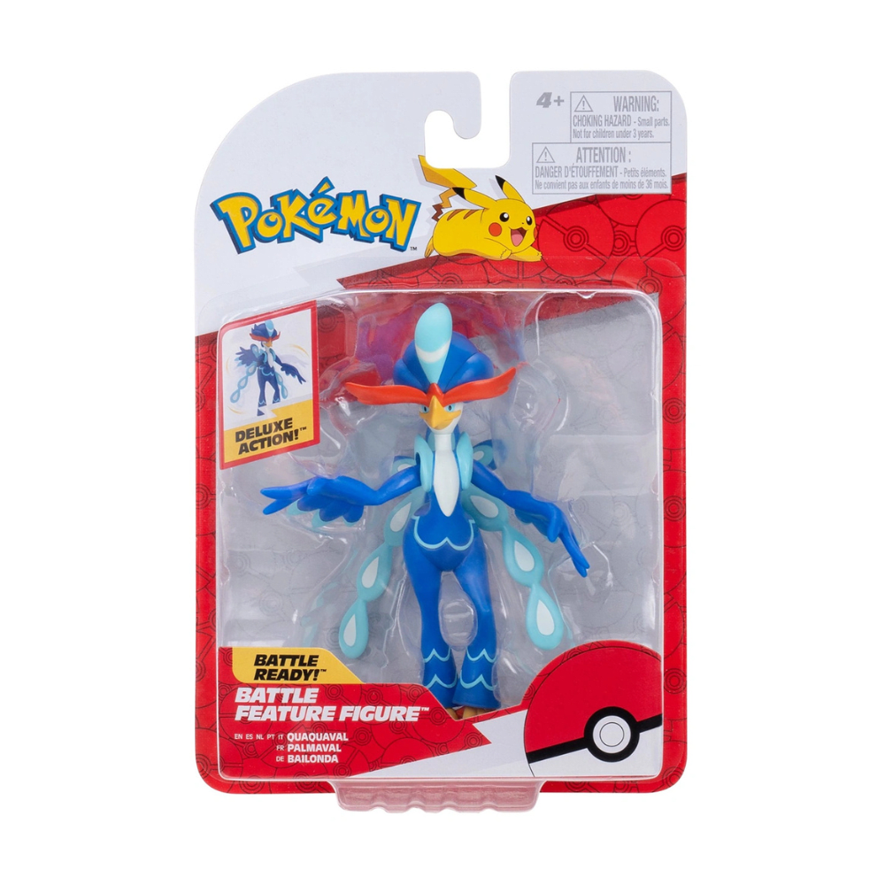 Pokémon Figura De Batalla Quaquaval 12cm1