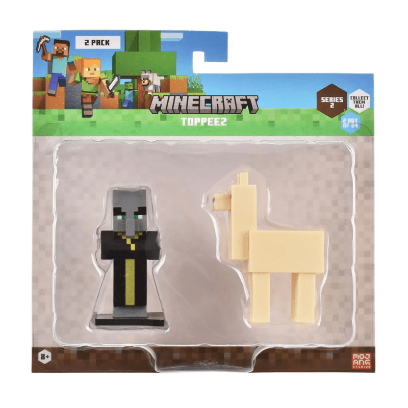 Minecraft Set 2 Figuras Toppeez 6 Cm - Evocador1