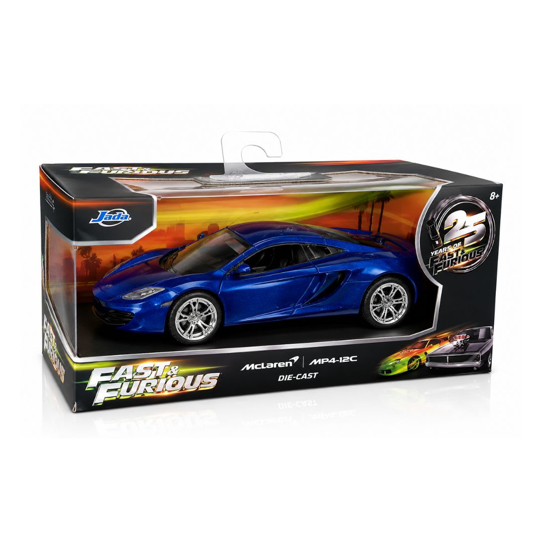 Auto a Escala Jada Rapidos y Furiosos McLaren MP4-12C Die-Cast 1:321