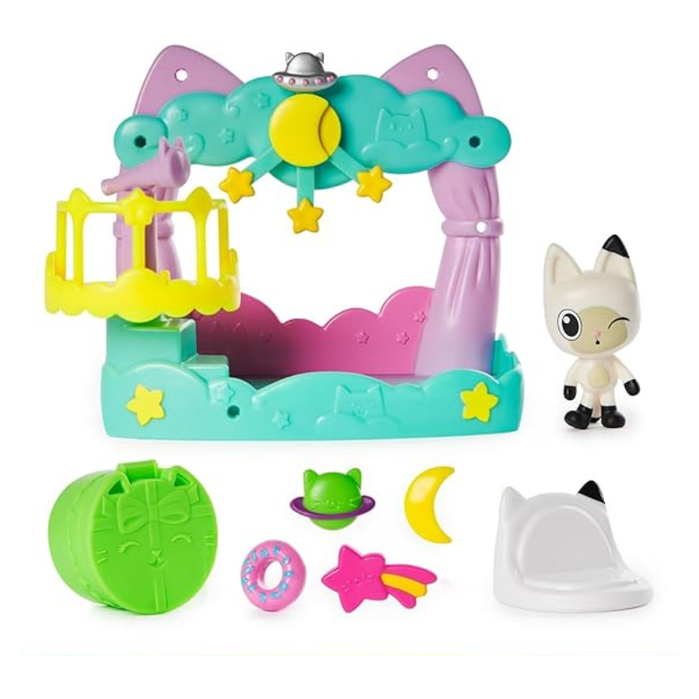 Set Balcón Gabbys Dollhouse Con Mirador de Ensueño Pandy Paws1