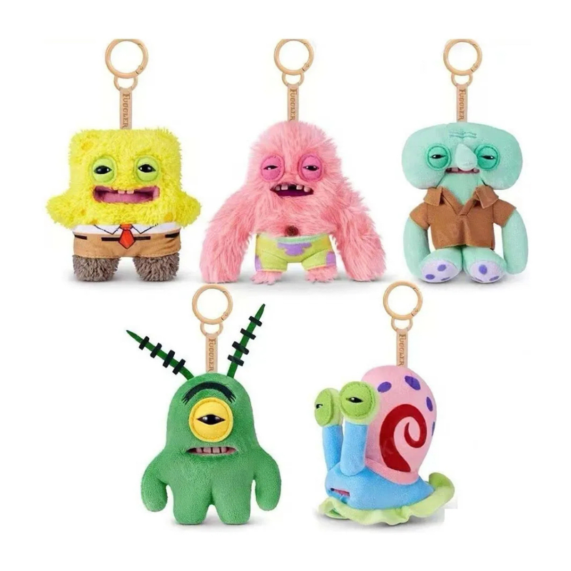 Fuggler Peluche Llavero Bob Esponja 12Cm Surtido1