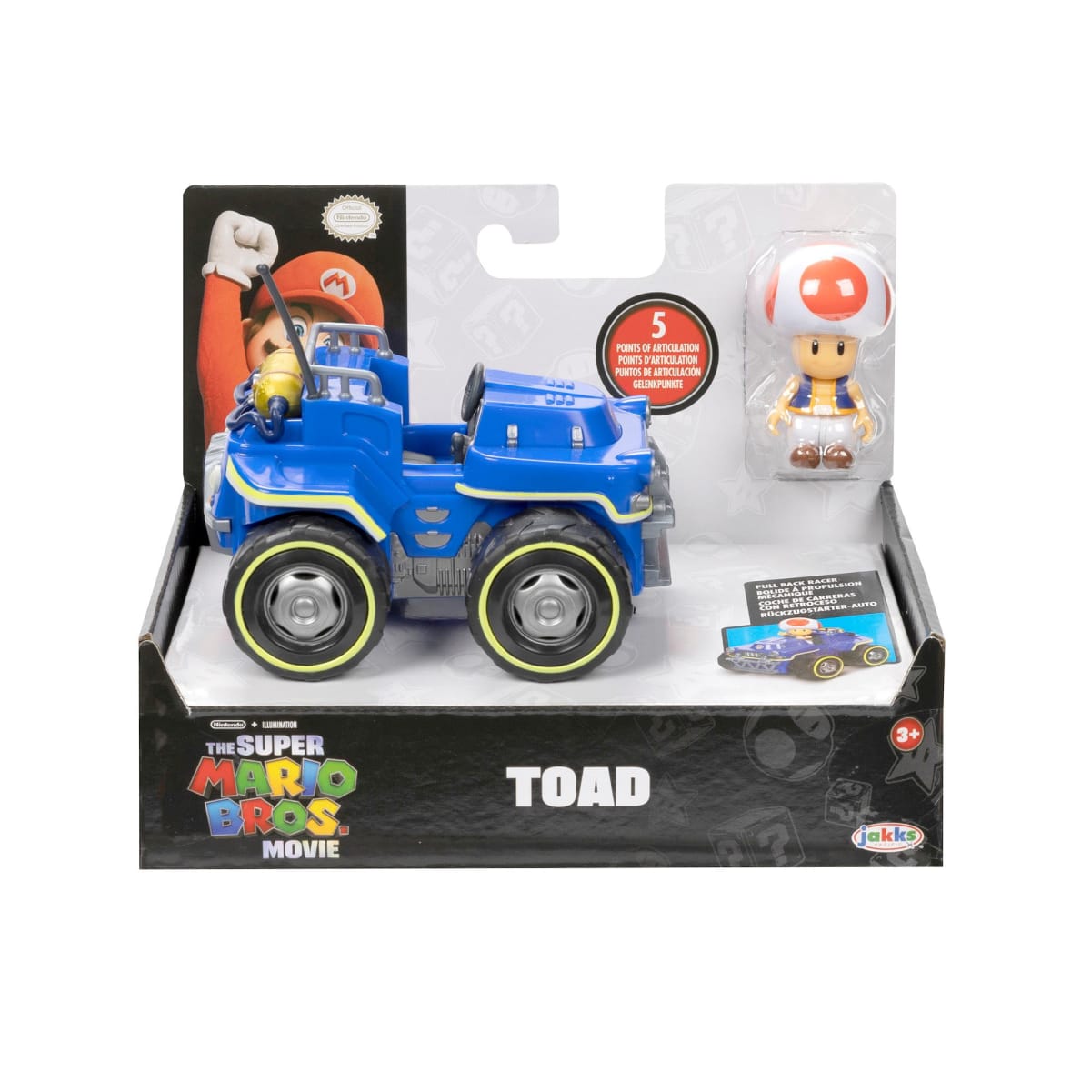 Super Mario Bros La Película - Figura Toad Kart1