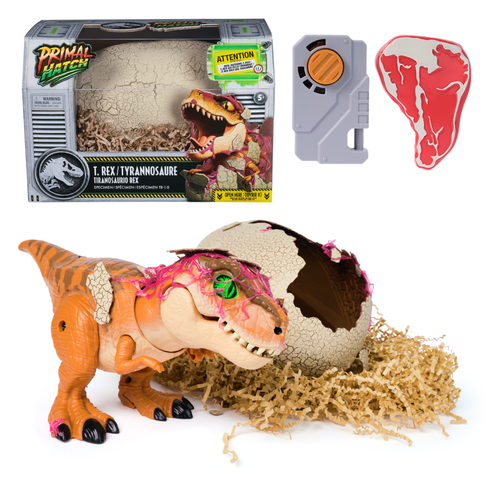 Juguete Interactivo Tiranosaurio Rex Primal Hatch1