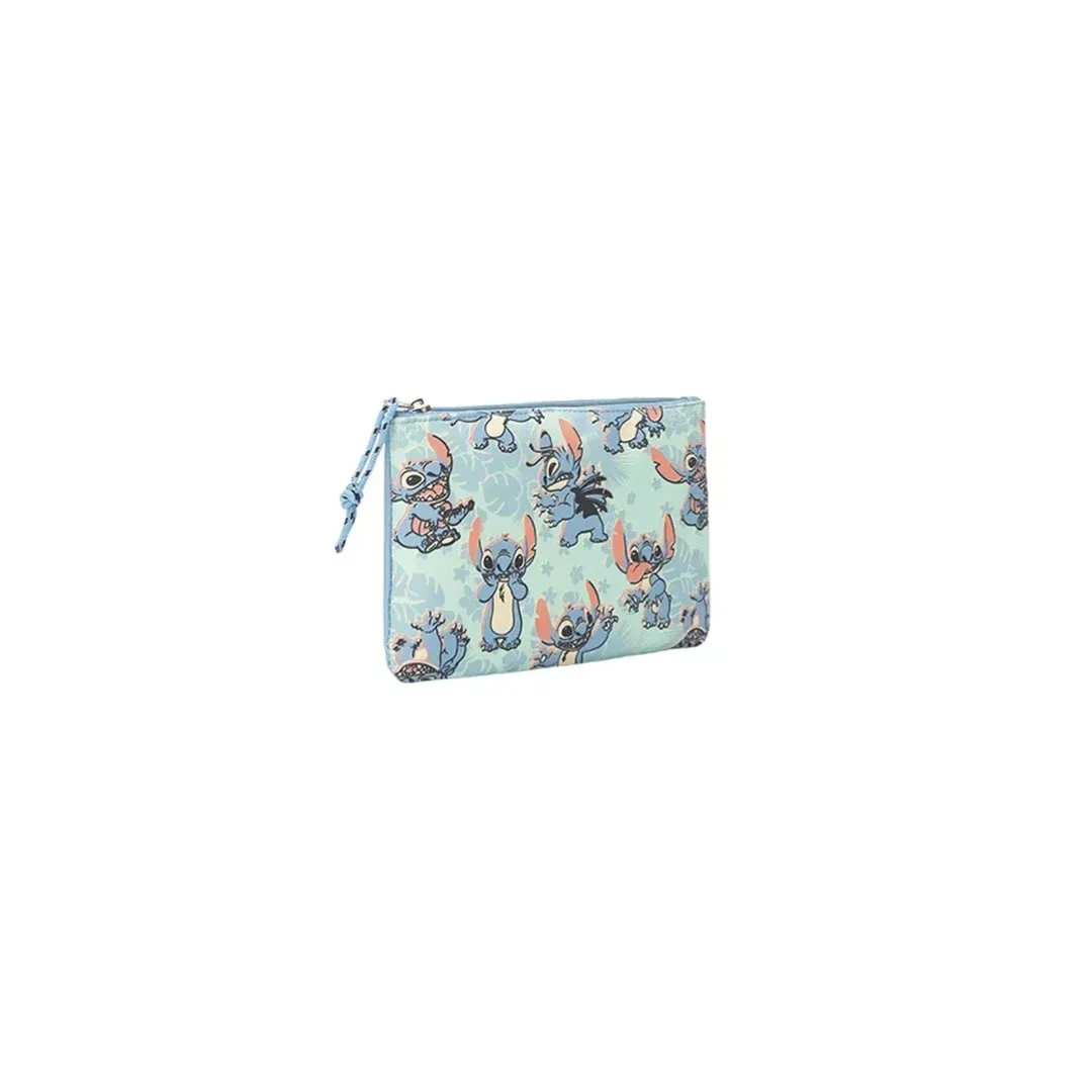 Set Mochila Lonchera y Cartuchera Stitch Ecofriendly A5