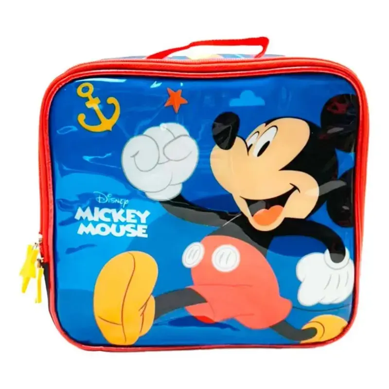 Set de Mochila Lonchera Cartuchera Mickey Colección G 4
