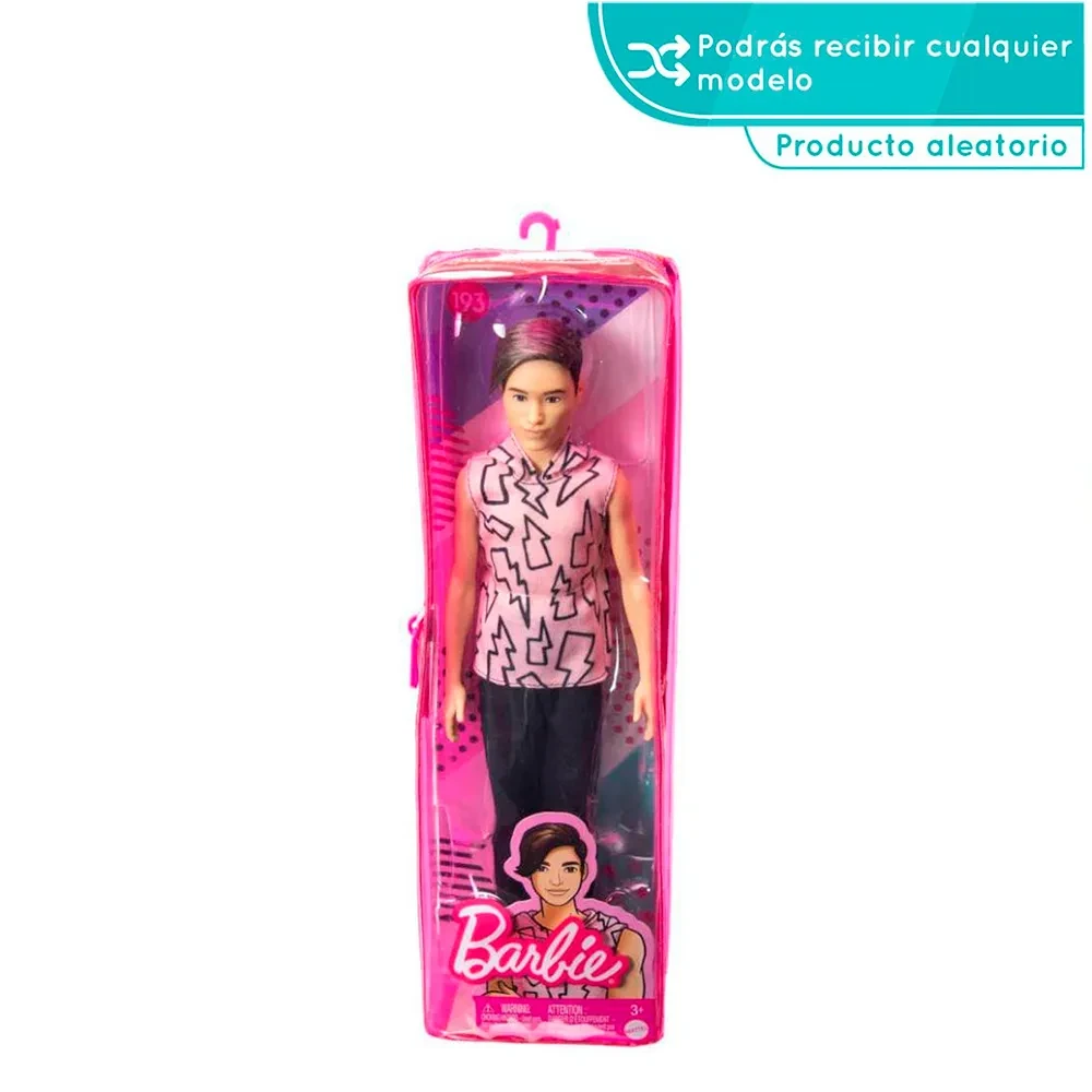 Barbie-Muñeco Ken Fashionista Modelo Surtido2