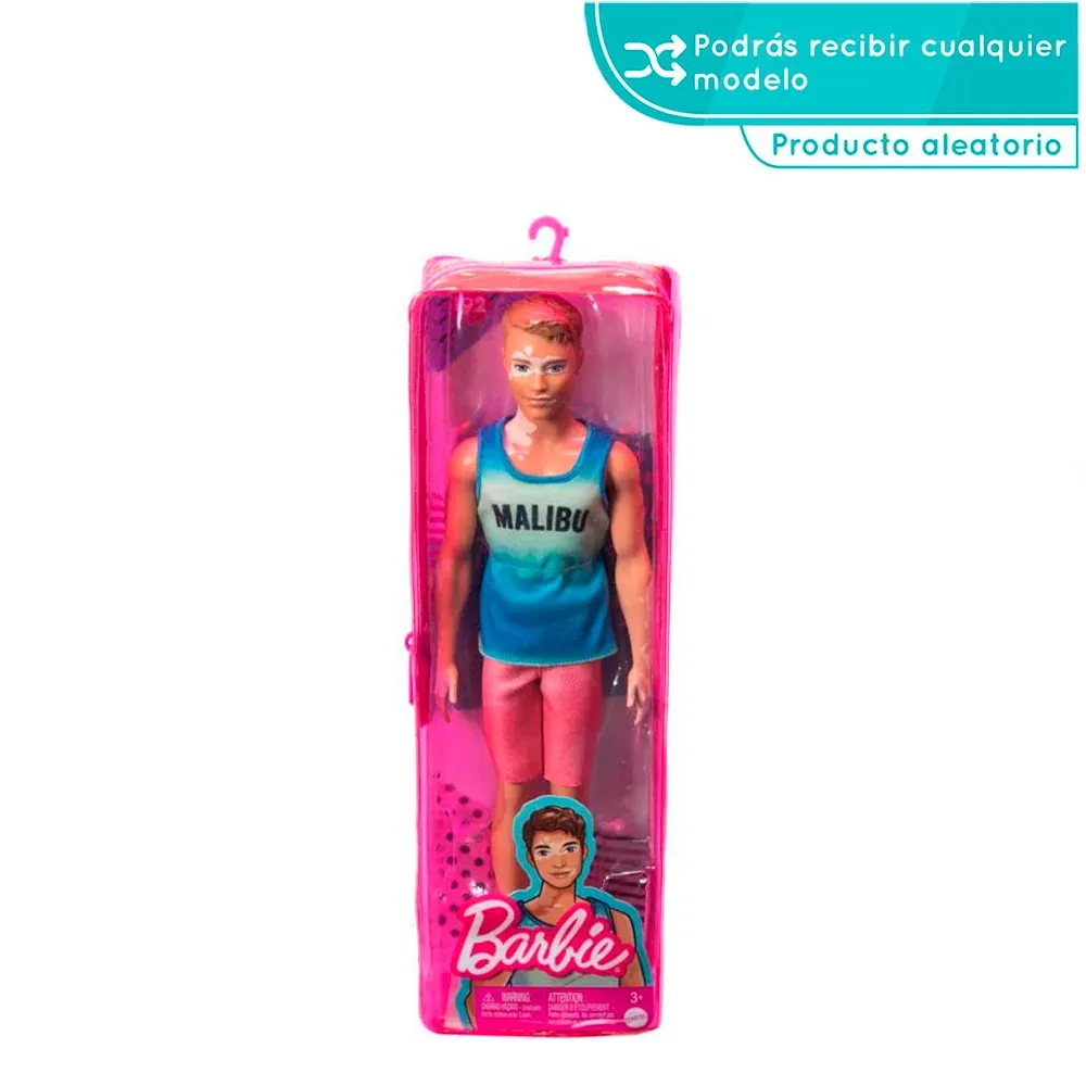 Barbie-Muñeco Ken Fashionista Modelo Surtido3