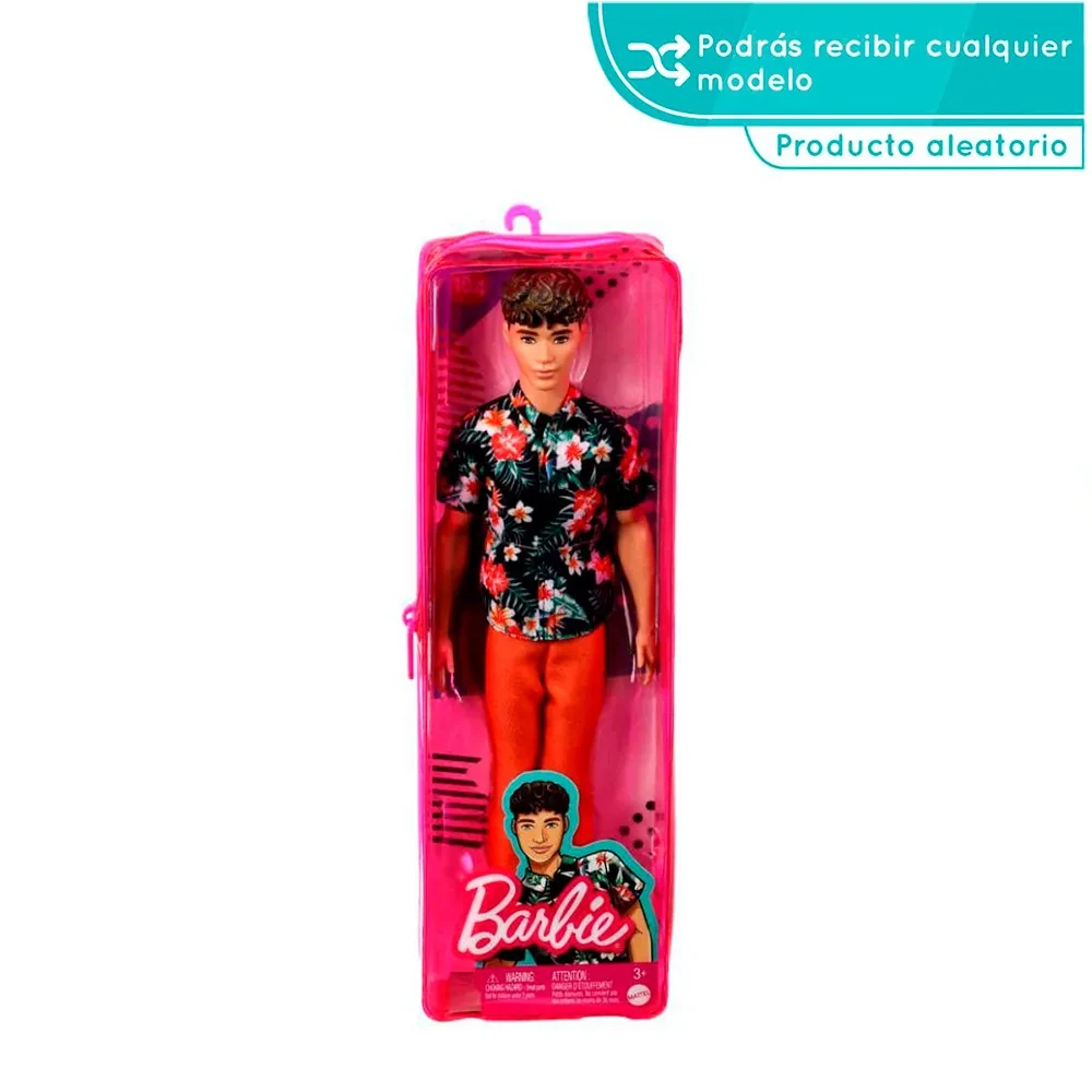 Barbie-Muñeco Ken Fashionista Modelo Surtido4