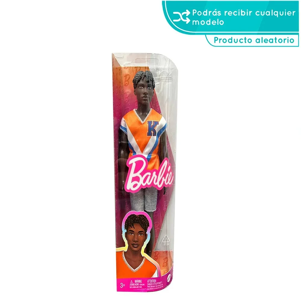 Barbie-Muñeco Ken Fashionista Modelo Surtido5