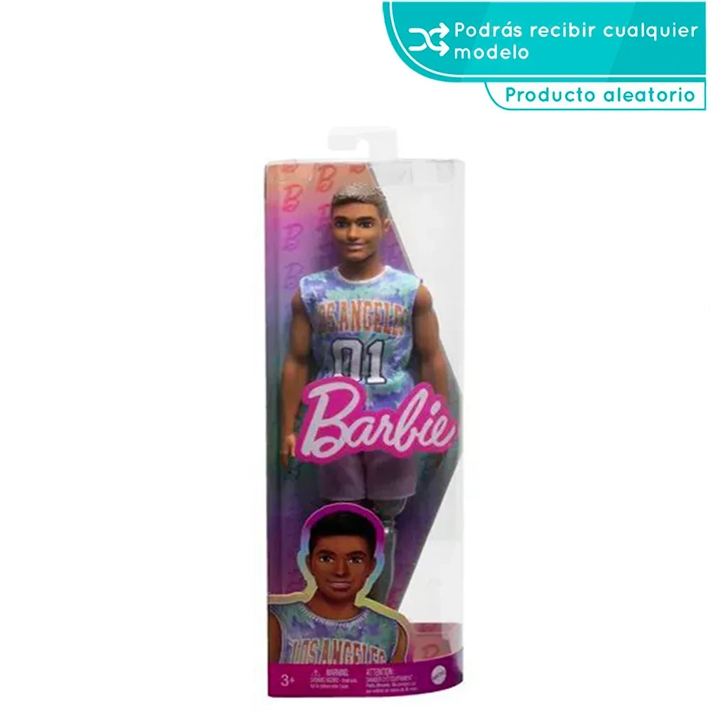 Barbie-Muñeco Ken Fashionista Modelo Surtido6