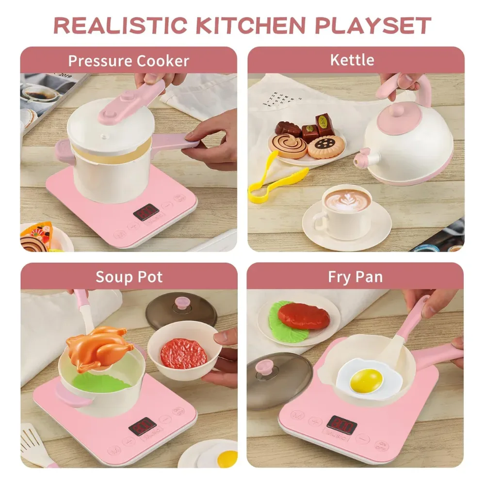 Set de Cocina interactiva Incluye 55 piezas con sonido5