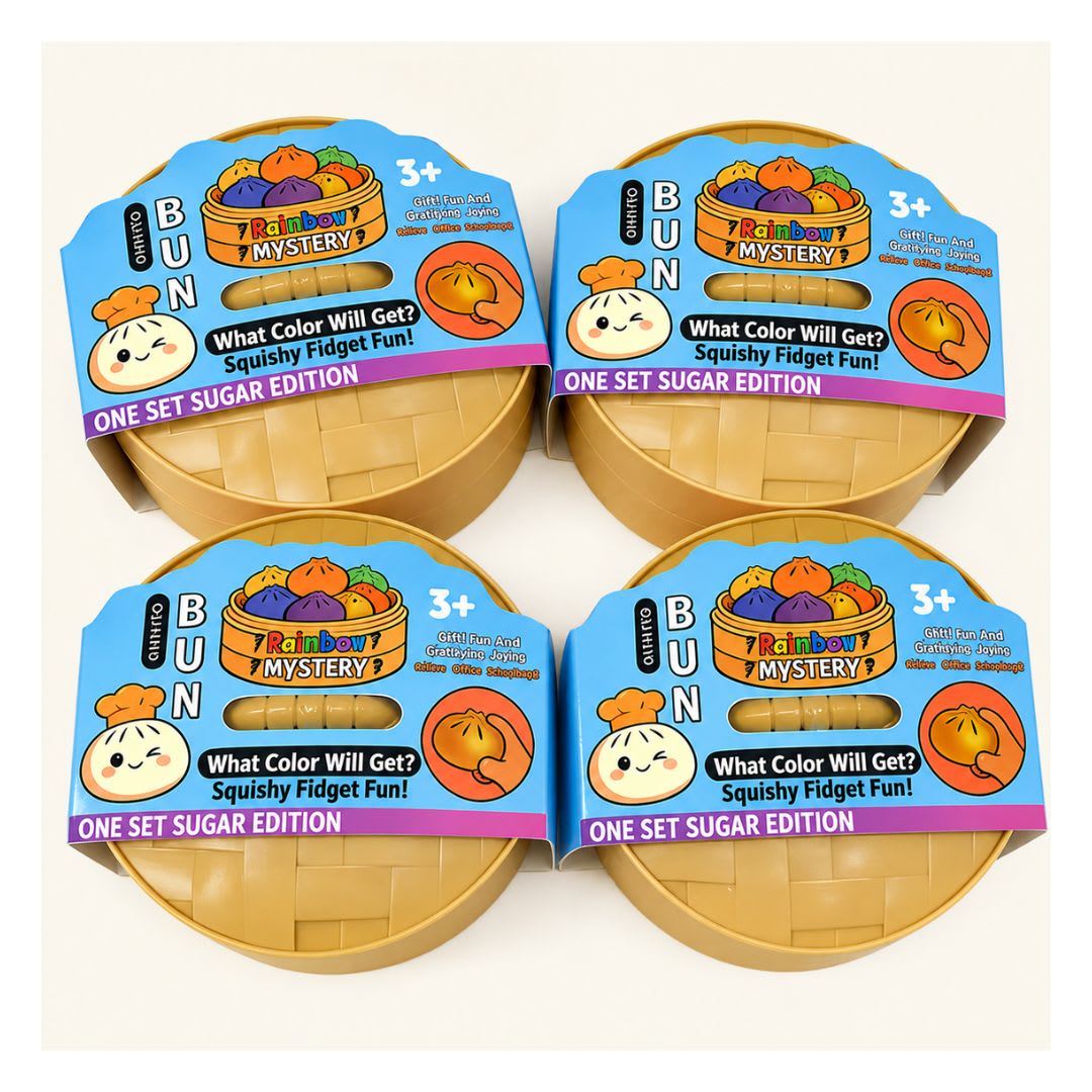 Dumpling Squishy Sorpresa Rainbow Mystery Fidget Antiestrés Coleccionable2