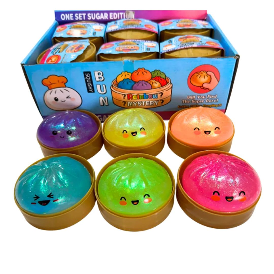 Dumpling Fosforescente Squishy Antiestrés Coleccionable Surtido2