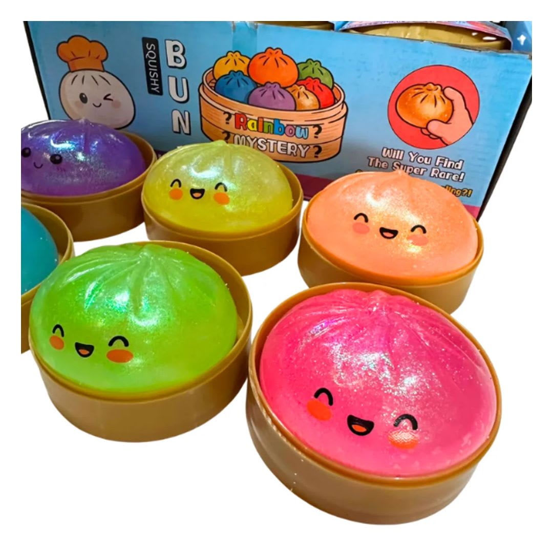Dumpling Fosforescente Squishy Antiestrés Coleccionable Surtido3
