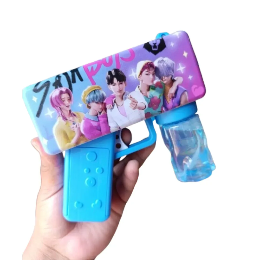 Pistola De Burbuja K-pop Demon Hunter Saja Boys Con Musica Surtido3