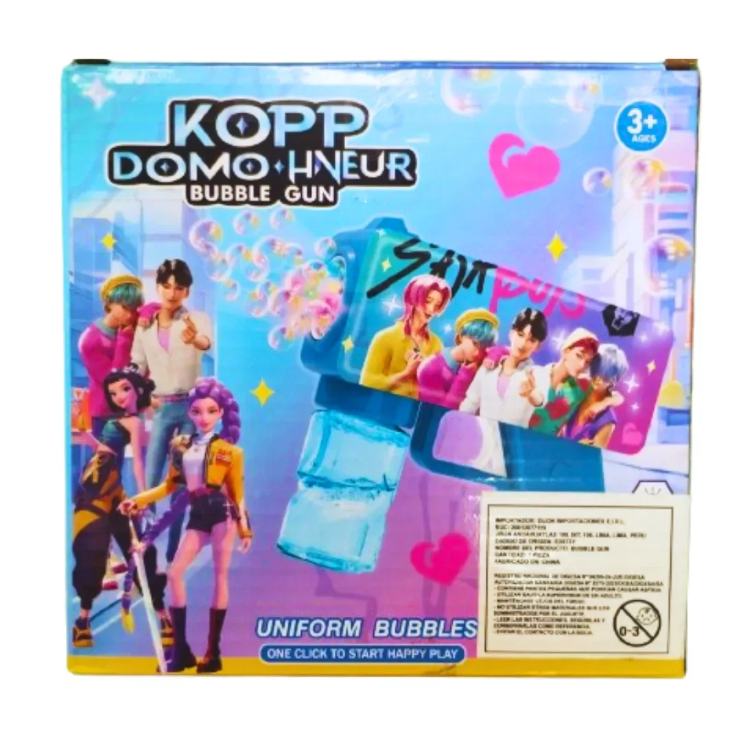 Pistola De Burbuja K-pop Demon Hunter Saja Boys Con Musica Surtido4