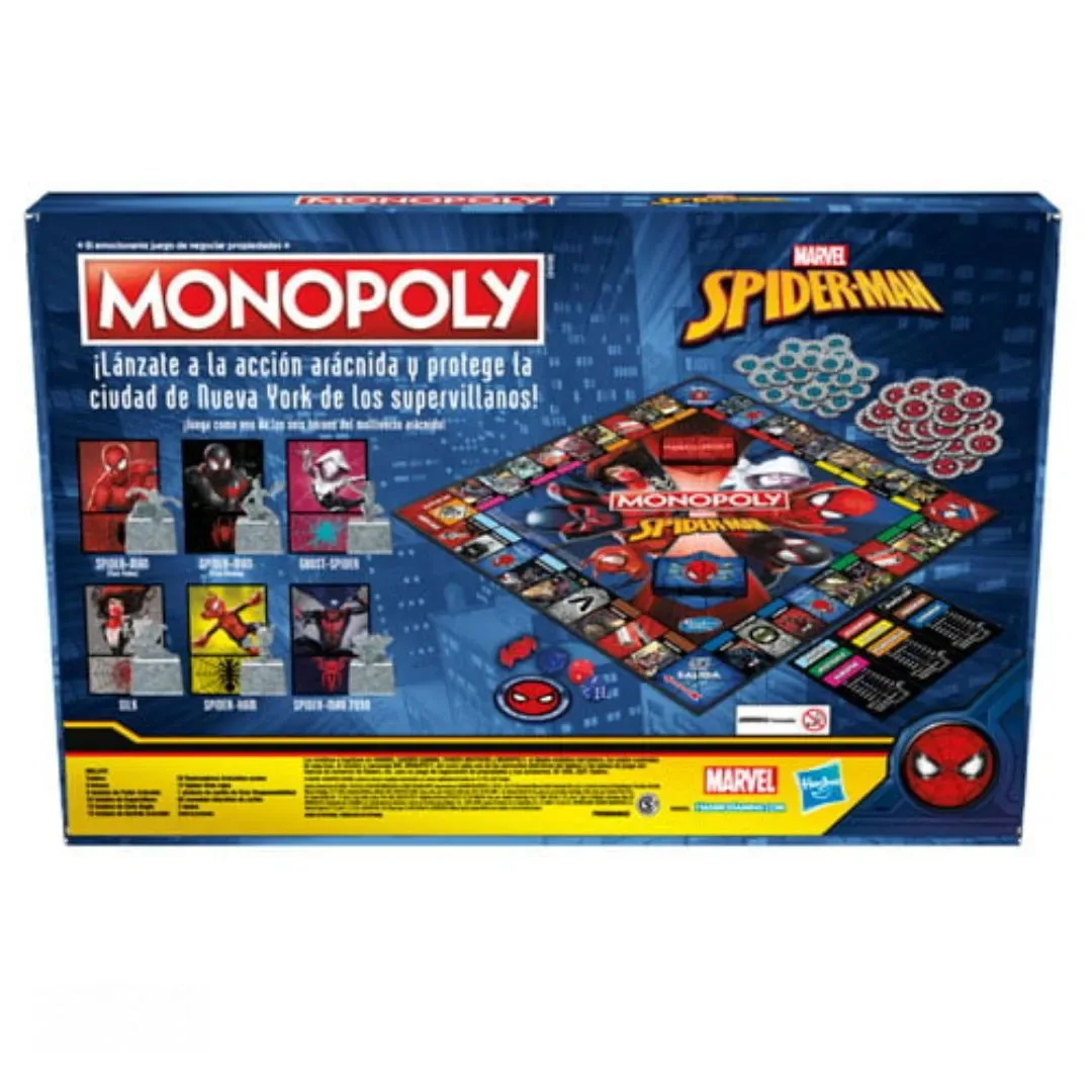 Juego De Mesa Monopoly Spiderman6