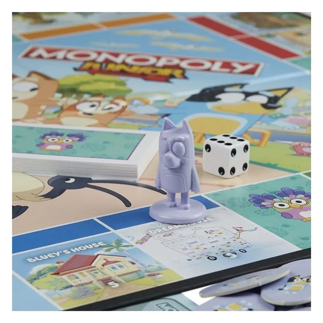 Monopoly Junior Bluey Edición Hasbro Juego De Mesa3