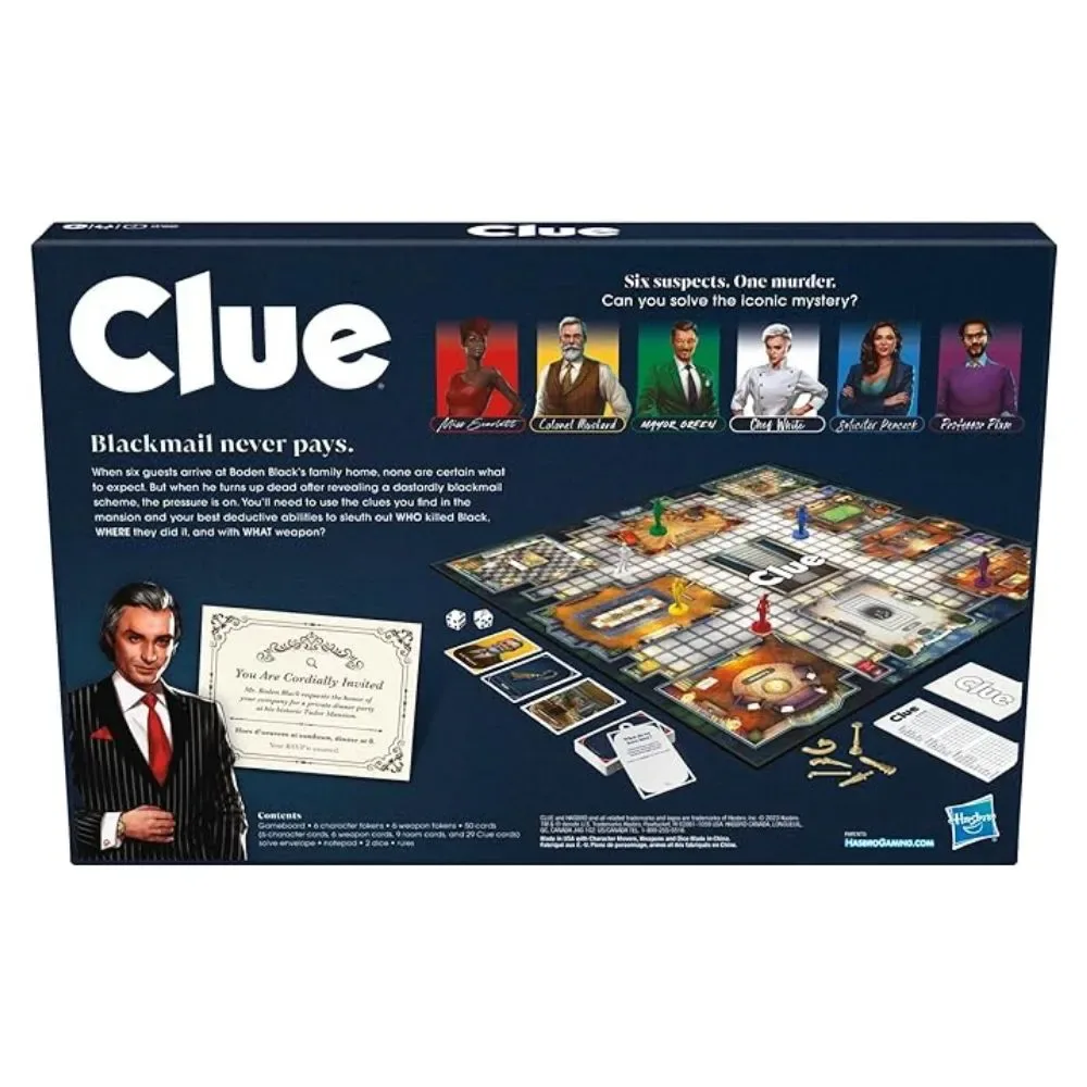 Hasbro Juego De Mesa Clue Classic5