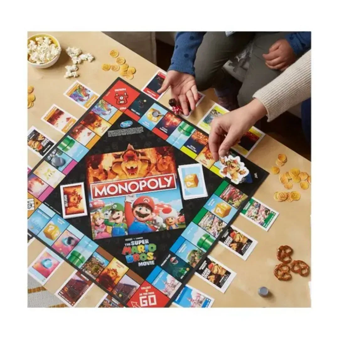 Monopoly Juego de mesa Super Mario Bros La Pelicula3