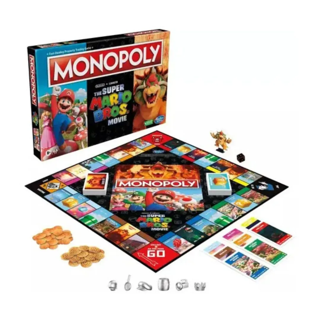 Monopoly Juego de mesa Super Mario Bros La Pelicula5