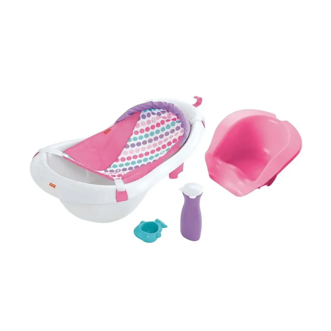 Bañera con amaca y asiento para Bebé Fisher 4 En 12