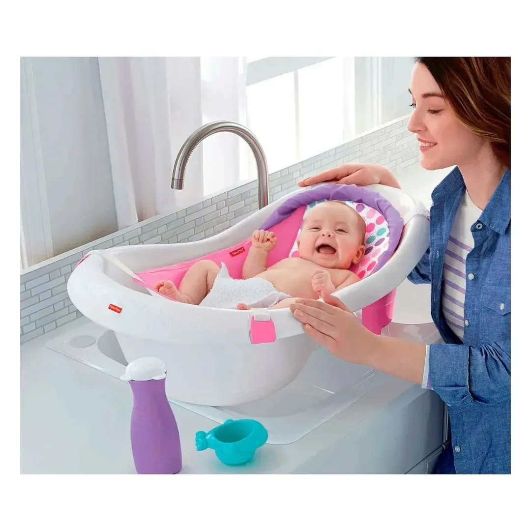 Bañera con amaca y asiento para Bebé Fisher 4 En 14