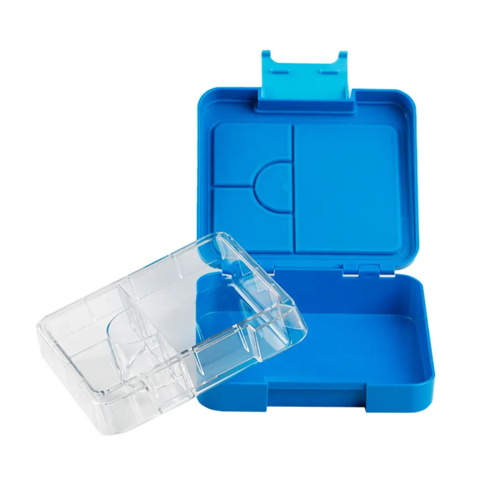 Lonchera Tipo Bento Azul Diseño Espacial con 4 Divisiones – Escolar Libre BPA3