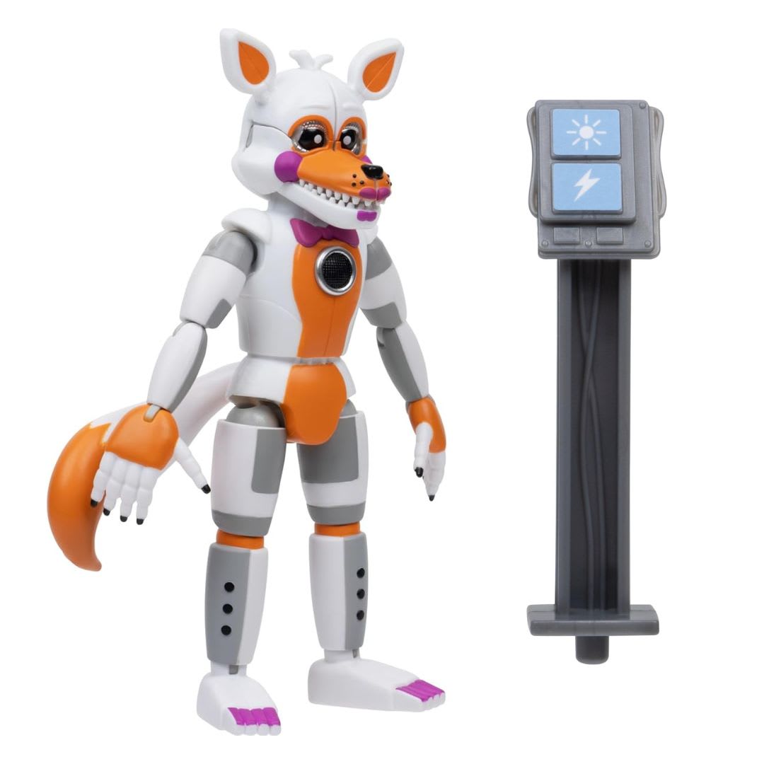 Five Nights At Freddys Set de Figura Lolbit con Módulo de Control con Ojos Brillantes4