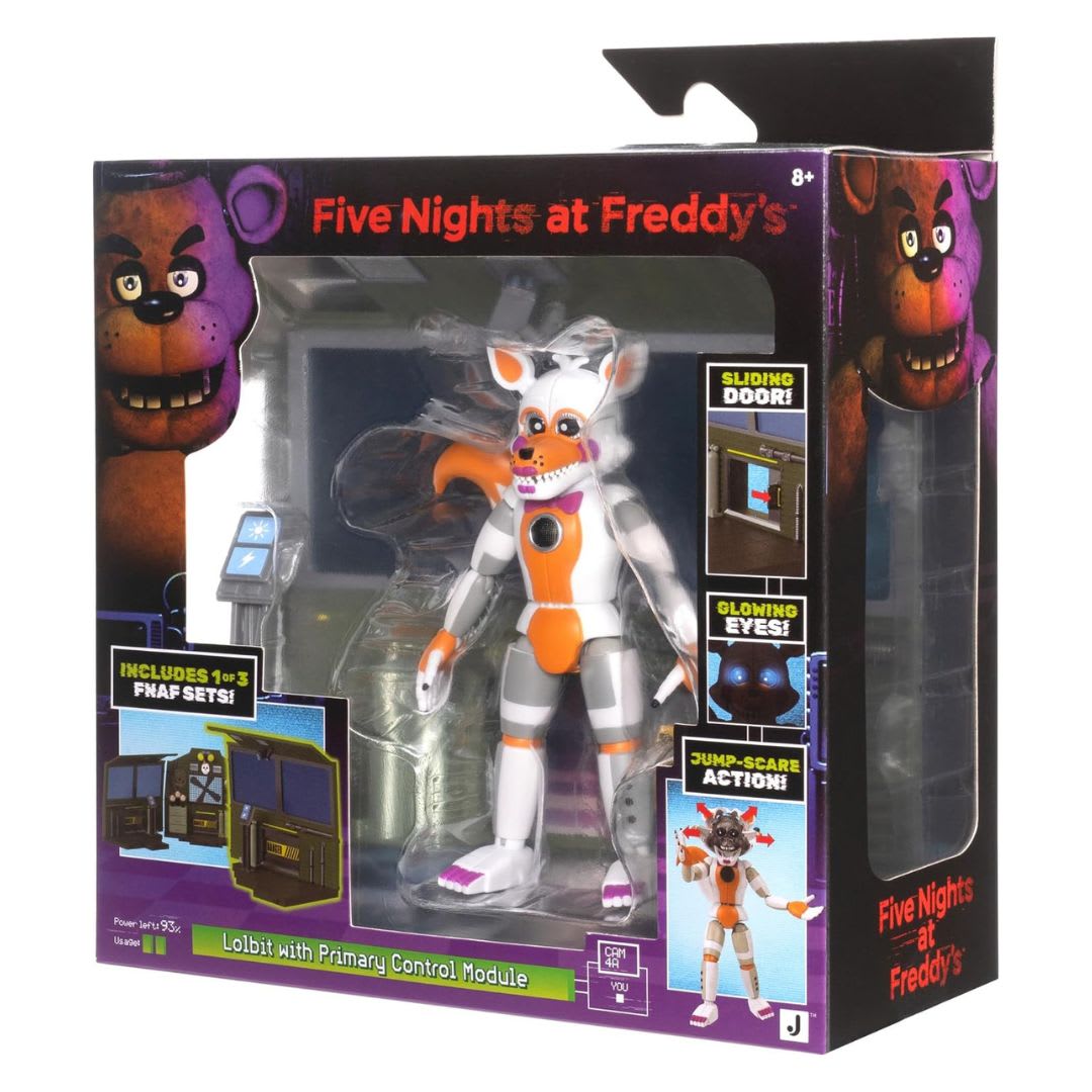 Five Nights At Freddys Set de Figura Lolbit con Módulo de Control con Ojos Brillantes6
