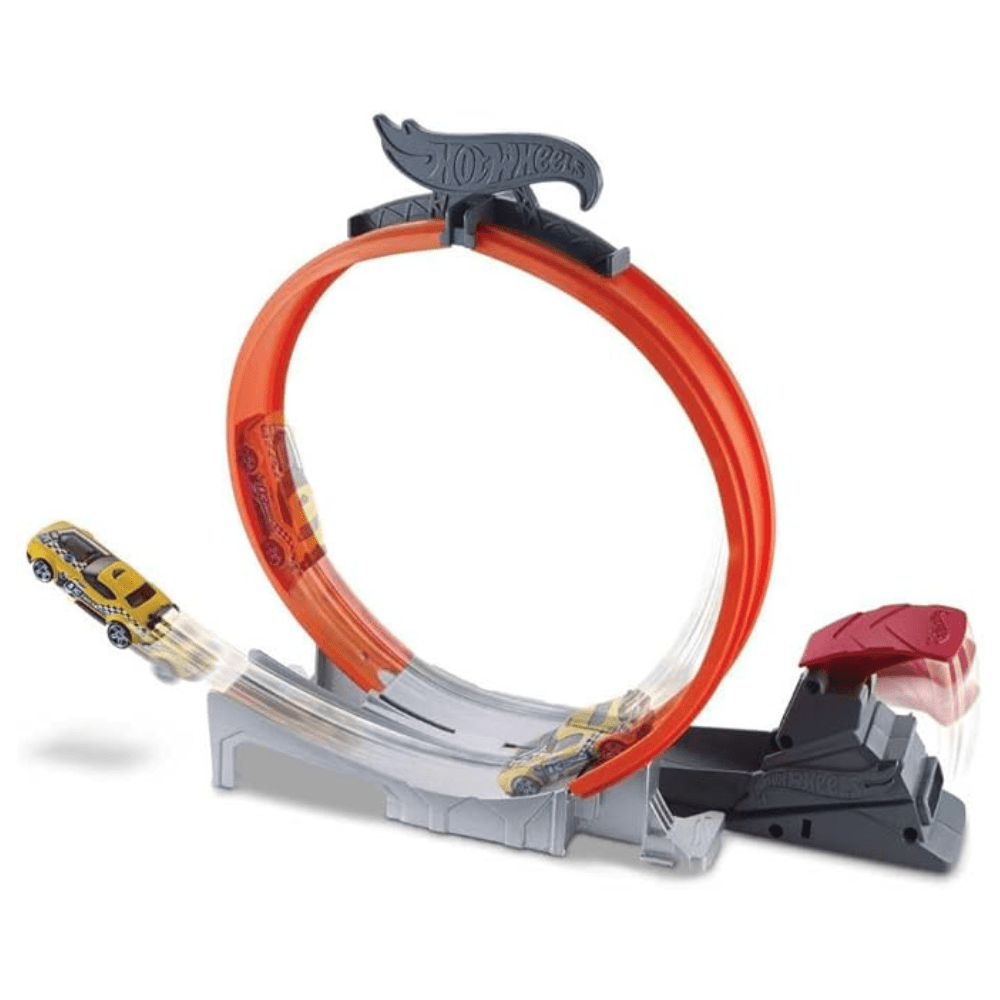 Hot Wheels Pista Extensión Loop Star 360 Track Set Vuelta Completa2
