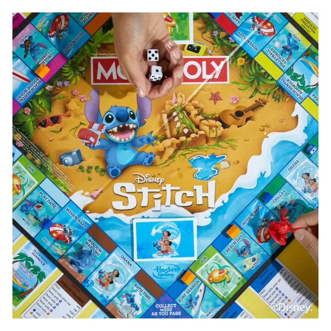 Juego De Mesa Monopoly Stitch5