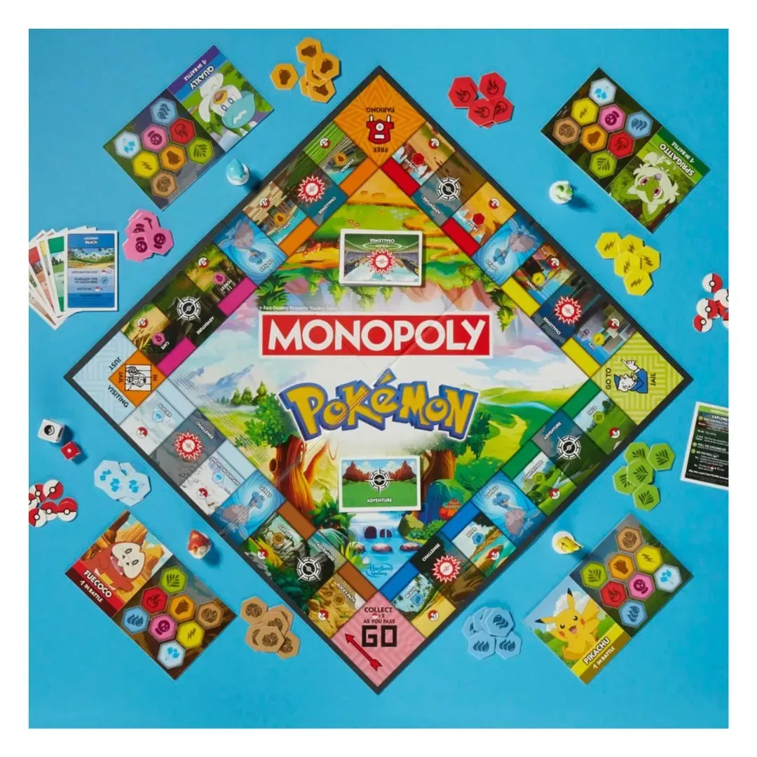Monopoly Juego de mesa Pokemon HASBRO GAMING2