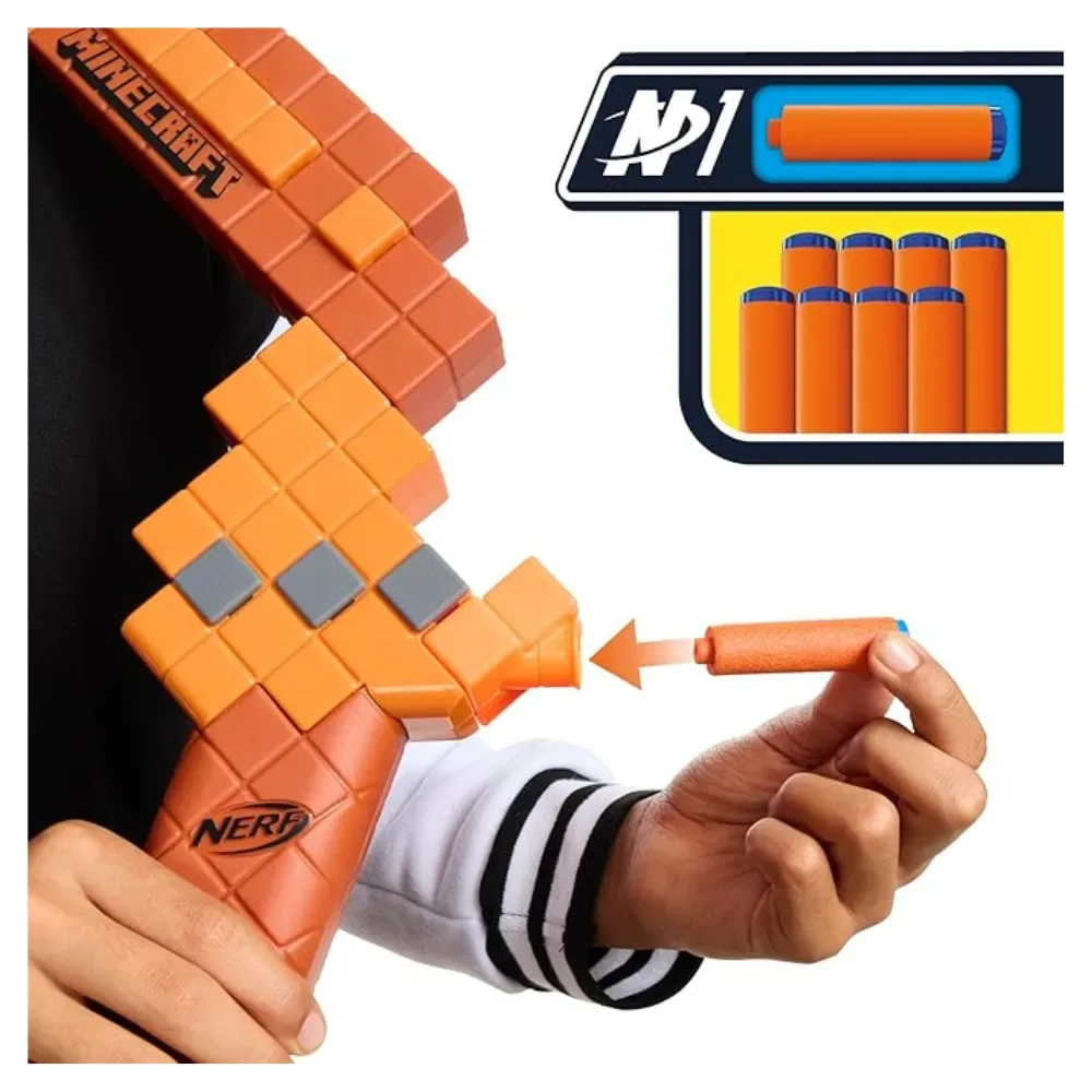 Lanzador Nerf Minecraft Bow4