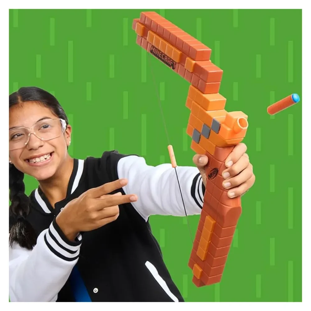 Lanzador Nerf Minecraft Bow5
