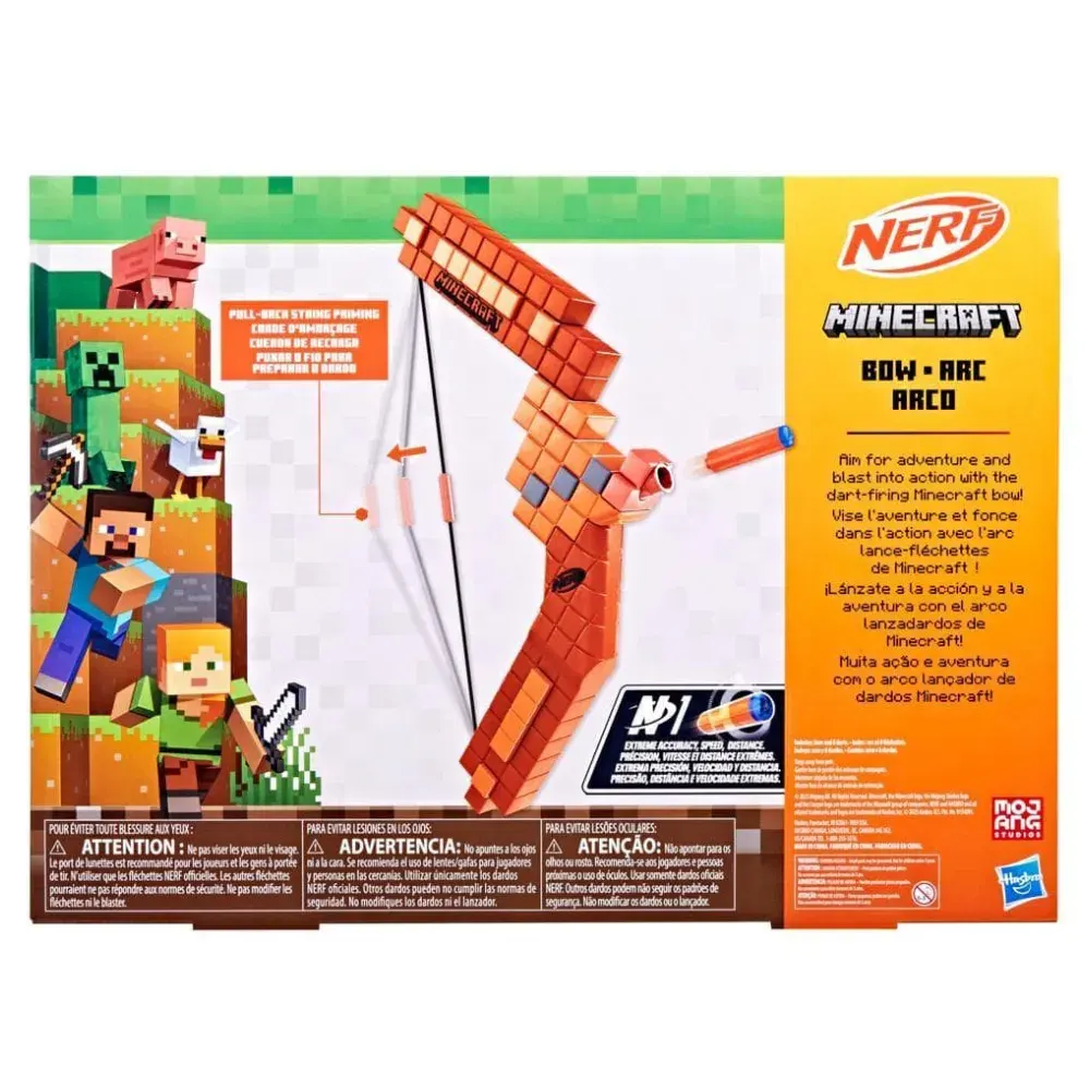 Lanzador Nerf Minecraft Bow6