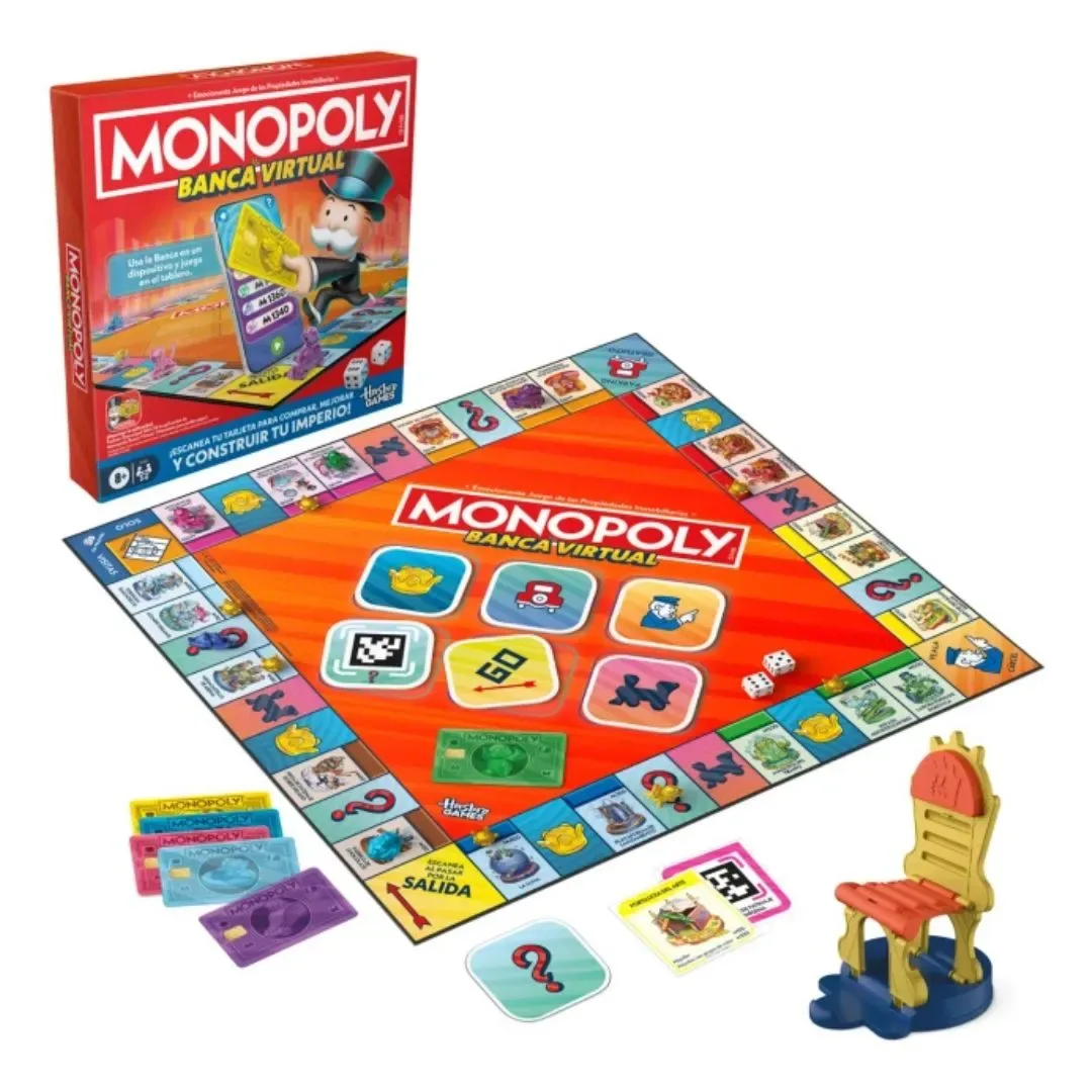 Monopoly Juego de Mesa Tap To Play (App Banking)2