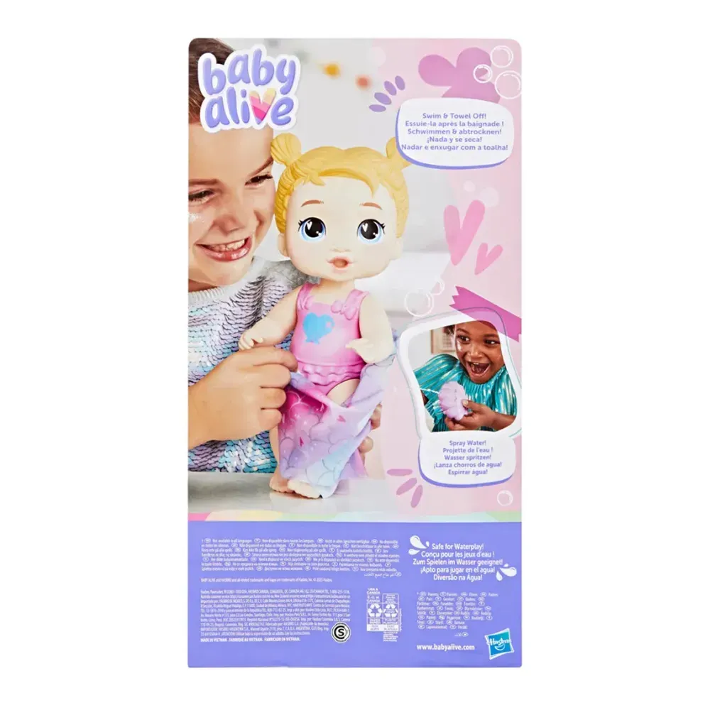 Muñeca Baby Alive Chapuzón De Sirena3